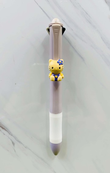 【震撼精品百貨】Hello Kitty 凱蒂貓~KITTY日本SANRIO三麗鷗多色原子筆-3色-人偶造型紫*20587