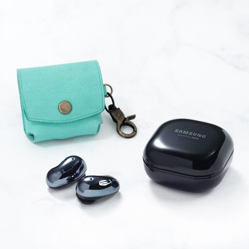 可刻字三星Samsung Galaxy Buds Live耳機客製皮革保護套