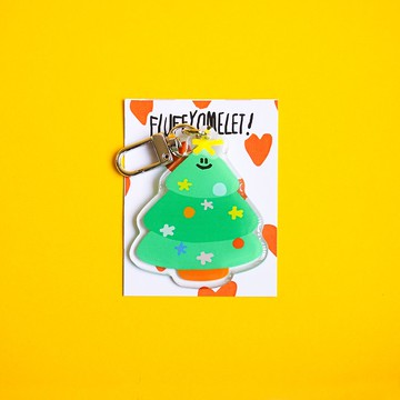 Fluffy Omelet - 鑰匙圈 / PIN / PHONE GRIP - KISS MUCH TREE