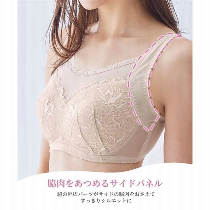 匿名配送 トリンプ D75 広がりおさえてすっきりバスト Triumph トリンプ 谷間くっきりブラ 上下セット D75❣️可愛い