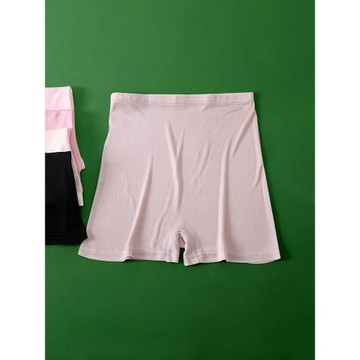 針織桑蠶絲真絲內褲女高腰大碼四角安全褲收腹防走光女士平角內褲