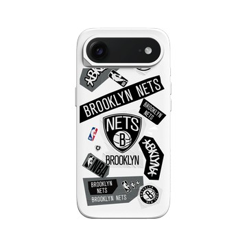 iPhone Air SolidX 白 - NBA - 拼貼系列-布魯克林籃網 Brooklyn Nets - Collage