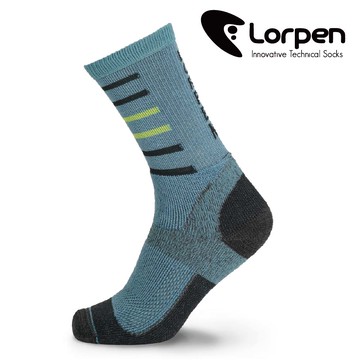 Lorpen Primaloft美麗諾羊毛登山襪 PTMC 【藍】S-L (西班牙製造 羊毛襪)