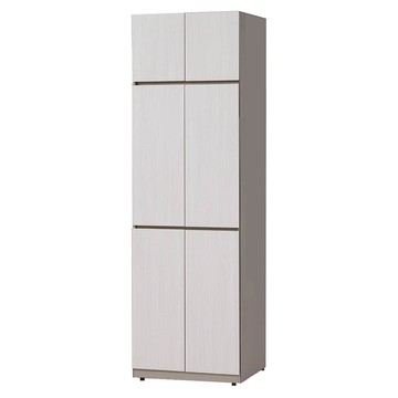 ASSARI-安迪2.5尺雙吊加高衣櫃(寬75x深57x高249cm)