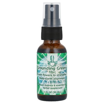 Flower Essence Services, 花卉精華和精油，Grounding Green，1 液量盎司（30 毫升）