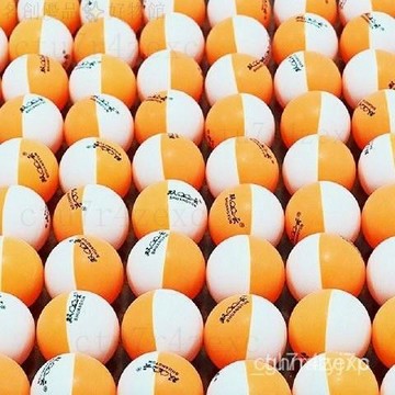 雙雲ABS40+乒乓球 雙色乒乓球 鴛鴦球髮球機專用訓練球 批髮100個 桌球 活動球 遊戲球 摸彩球 啤酒乒乓 搖獎球