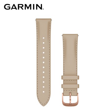 GARMIN Quick Release 20 mm vivomove Luxe 皮革錶帶