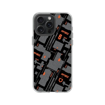 iPhone 15 Pro Max Clear 透明 - 6:Siege - Map - Orange