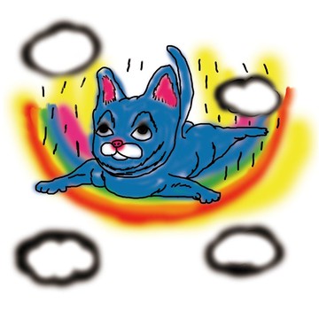 墜落的貓 T - shirt