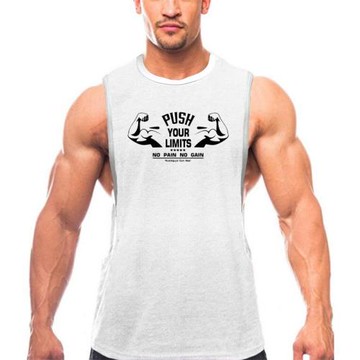 速干健身衣肌肉健美工字背心男運動無袖t恤寬松坎肩跑步衣服