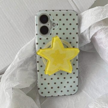 lulu|星星磁吸支架手機殼 適用蘋果17promax手機殼 iphone16/15pro女 保護殼 手機保護套 防摔