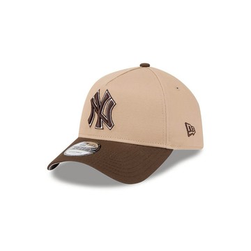 NEW ERA 男女 9FORTY AF NY CAMEL 2 TONE 紐約洋基 焦糖/核桃 NE60670097