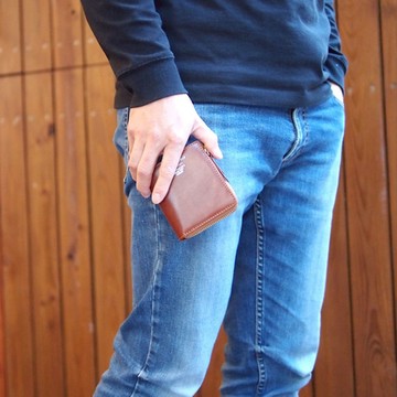 Baggy Port｜都會雅痞 義大利牛革L型拉鍊中/短夾