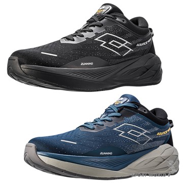 Lotto 慢跑鞋 男鞋 寬楦 BOUNCE 400 黑/藍【運動世界】LT5AMR0220/LT5AMR0226