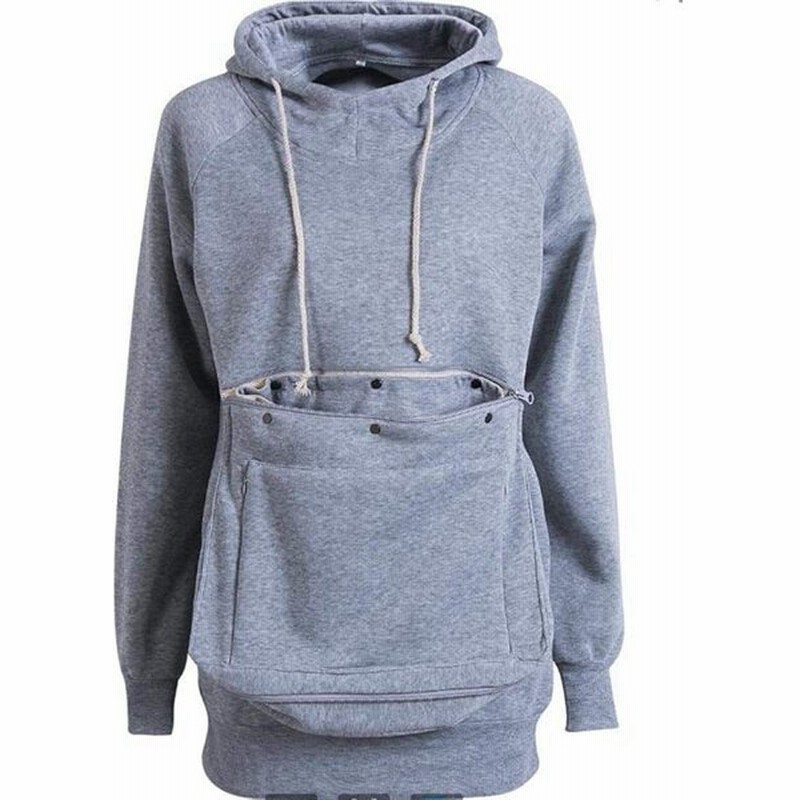 Bossip にゃんガルーパーカー レディース メンズ パーカー 可愛い 猫抱っこ用服 男女兼用 猫入れポケット 犬入れポケット付き 長袖 薄手 ペッ 通販 Lineポイント最大0 5 Get Lineショッピング