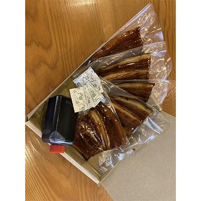 ふるさと納税 吉田町 鰻蒲焼5枚(各約110g) 骨せんべい(60g)付