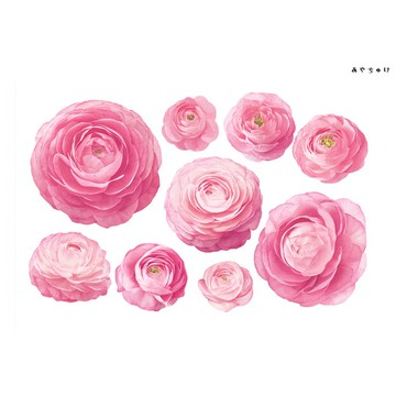 【10月新品4】20-22-0065 裁切紙・拼貼素材 陸蓮花