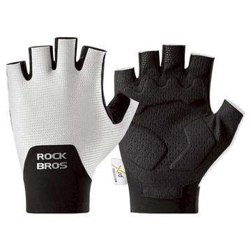 ROCKBROS 洛克兄弟 XRD科技半指手套  1套  XL  雪白