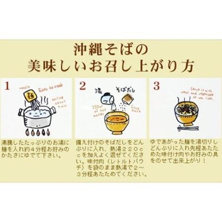 ふるさと納税 ソーキそば2食セット×2箱　*県認定返礼品／沖縄そば* 沖縄県那覇市