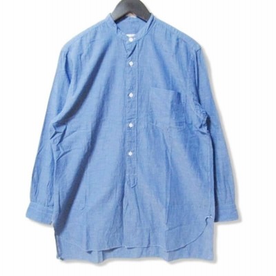 COMOLI コモリ ベタシャンバンドカラーシャツ I01-02004