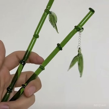 🔥臺灣24H🔥永夜星河衕款小竹子髮簪中式竹節髮簪流髮簪子古風淩妙妙髮飾髮簪 D8BE