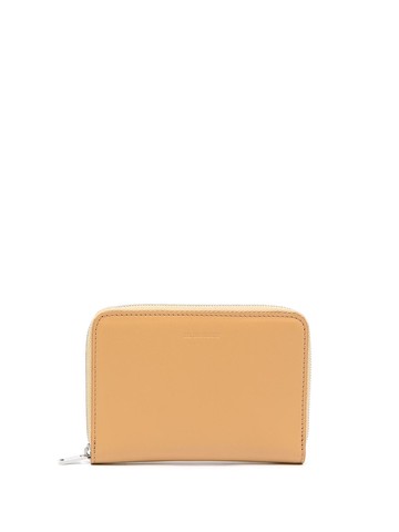 Jil Sander - pocket zip-around wallet - men - Leather - One Size - Brown