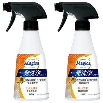 LION 獅王 CHARMY Magica 噴槍型噴霧洗潔精 300ml  柑橙  2瓶