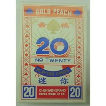 【超級金桃】  迷你撲克牌 24打 / 箱 No.20  -  多款可選