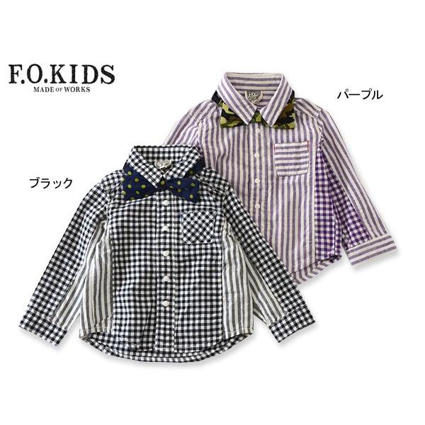 F.O.KIDS（エフオーキッズ）蝶ネクタイ付きシャツ R108026