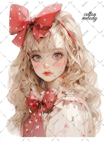 original sticker no.234 人物貼紙 原創貼紙 人物貼紙 女孩貼紙 原創人物貼紙