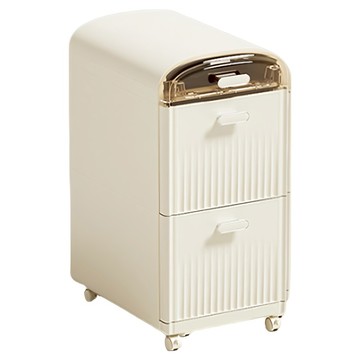 233儲物櫃 三層  27 x 39.7 x 58cm  奶白色  1個