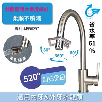 特力屋 超廣角柔水器