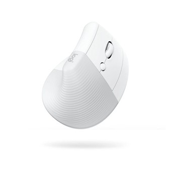 【 Logitech 羅技 】LIFT 珍珠白 人體工學 垂直滑鼠