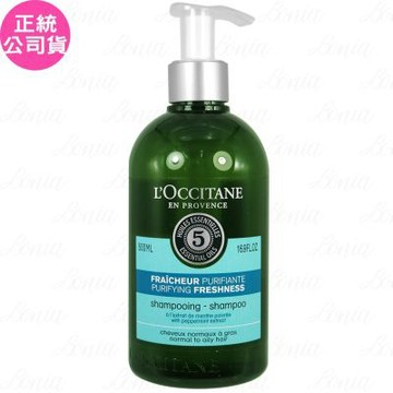 L OCCITANE 歐舒丹 草本淨涼洗髮乳(500ml)(公司貨)