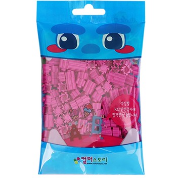 韓國 Color Story - 免燙拼豆-補充包320顆(紫紅色/8mm)