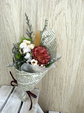 畢業季主題花卉 擴香索拉花小花束-2