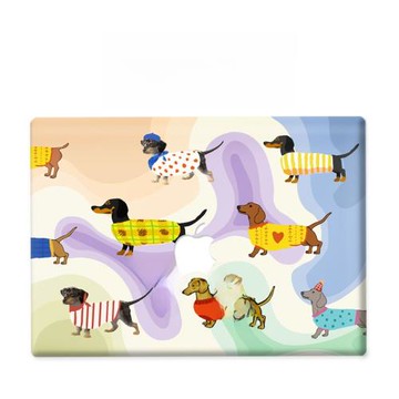 適用新款Macbook保護殼m1蘋果筆記本電腦套2023款air13磨砂m2pro13/14//15/16防摔2338原創2442粉色火烈鳥