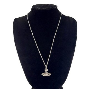 Vivienne Westwood Pina 項鍊(銀/水晶球體及土星環logo)