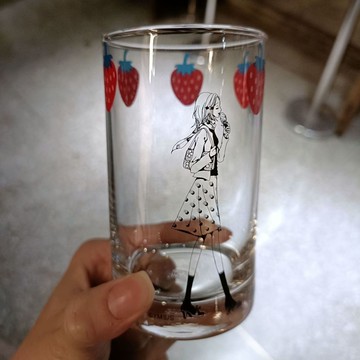心動販賣機💞xrage聯名nana草莓杯 娜娜 奈奈 草莓杯 高顏值玻璃水杯 水杯 動漫迷收藏 交換禮物 520禮物