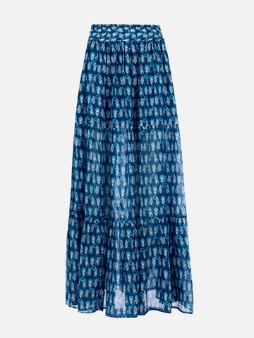 MC2 Saint Barth Woman Silk Voile Pleated Long Skirt Cheyenne