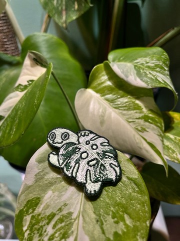白斑背芋龜刺繡徽章