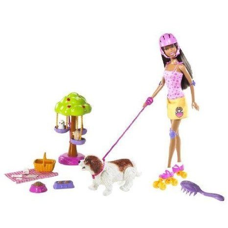 Barbie(バービー) Doggie Park Nikki Playset ドール 人形 フィギュア