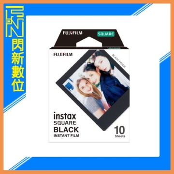 FUJIFILM 富士 SQUARE BLACK 黑邊 方型 軟片(公司貨)拍立得