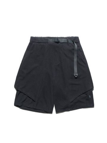 OCTO GAMBOL®PRS-04 WAFFLE SHORTS | BLACK