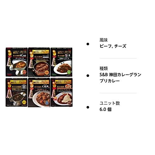 [セット品]6個セット(SB 神田カレーグランプリカレー 6種類各１個入り6個)