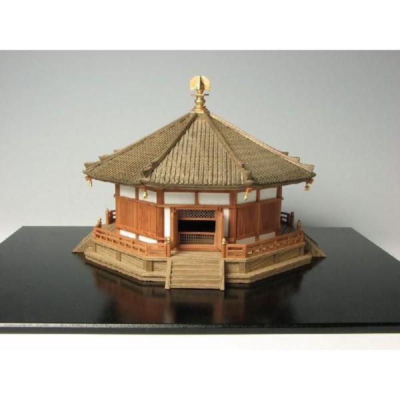 木製建築模型 1/100 銘木シリーズ 法隆寺 夢殿 小林工芸 送料