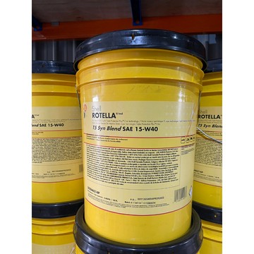 【4%點數】『油工廠』Shell Rotella T5 SYN Blend 15W40 合成 砂石車 大貨車 五六期 18.9L【樂天APP下單限定】