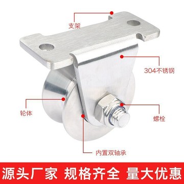【台灣暢銷】不鏽鋼滑輪吊輪 VUH型軌道輪軸承定滑輪起重鋼絲繩吊環滑輪門角輪【暢銷品】