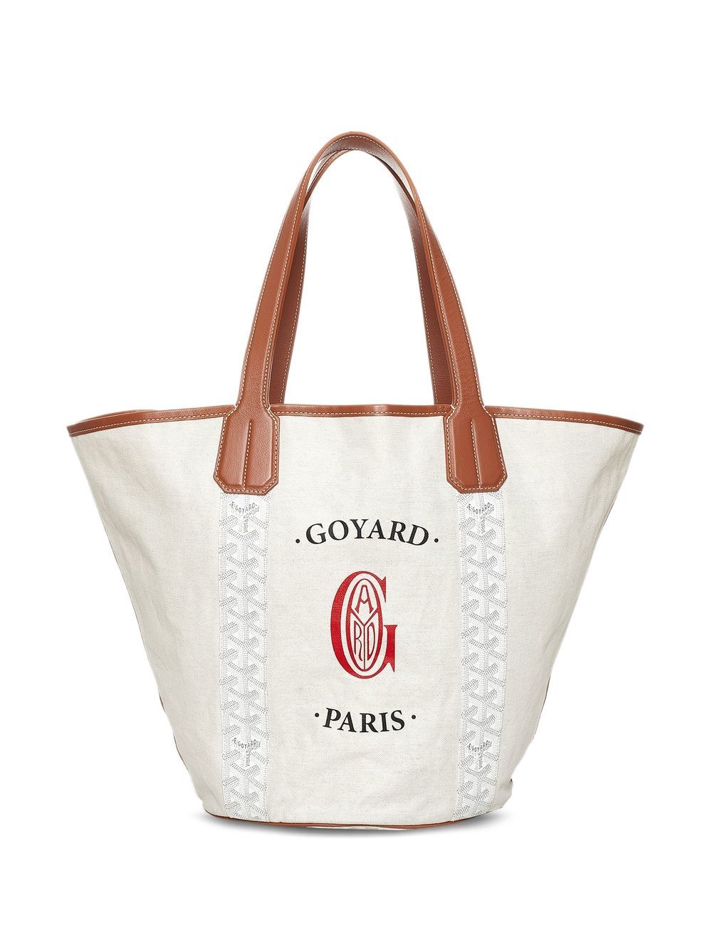 Goyard - Belharra Biarritz reversible tote bag - women - Canvas/Fabric/Leather - One Size - White