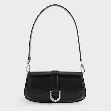 Gabine 亮面真皮肩背包